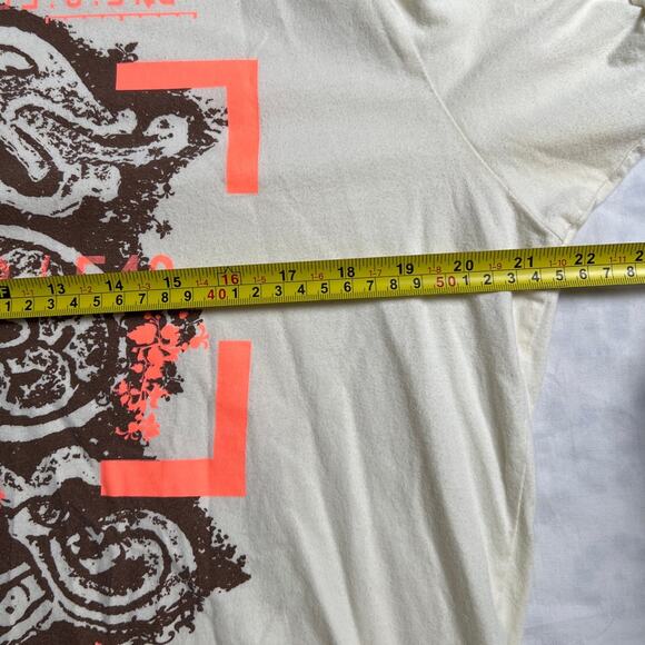 Diesel Big Logo Dragon Cream T-shirt Size XL 100% Cotton Avant Garde Japanese - Picture 4 of 6